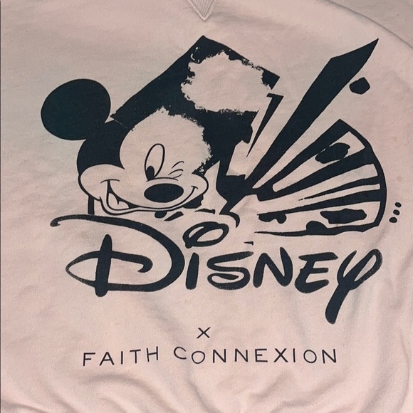Faith Connexion Pink Crewneck Sweater with Graphic Design - Picture 7 of 10